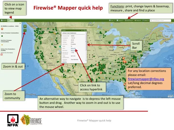 firewise mapper quick help