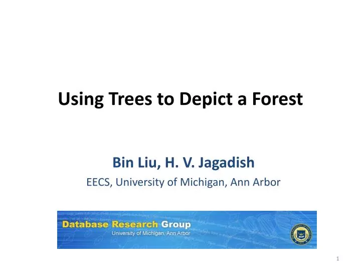 using trees to depict a forest