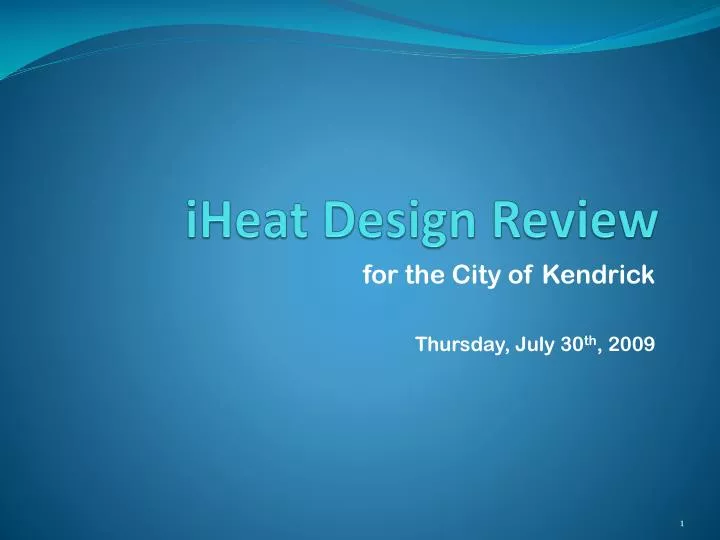 iheat design review
