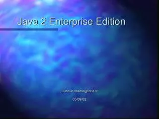 java 2 enterprise edition