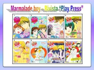 Marmalade boy – Rivista “Play Press”