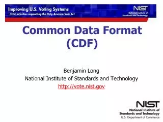 Common Data Format (CDF)