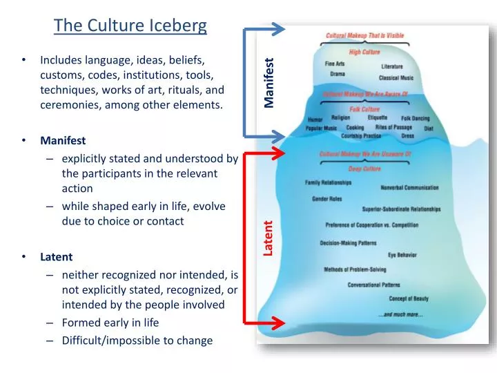 the culture iceberg