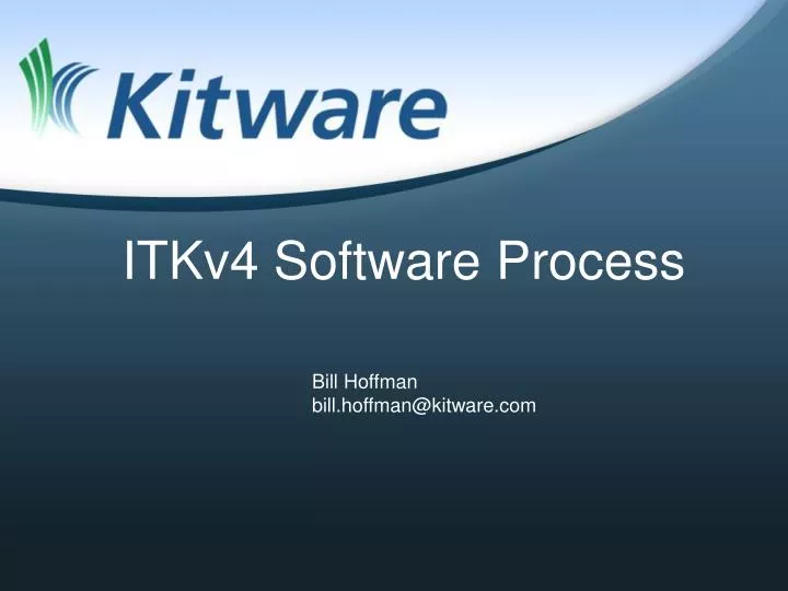 itkv4 software process