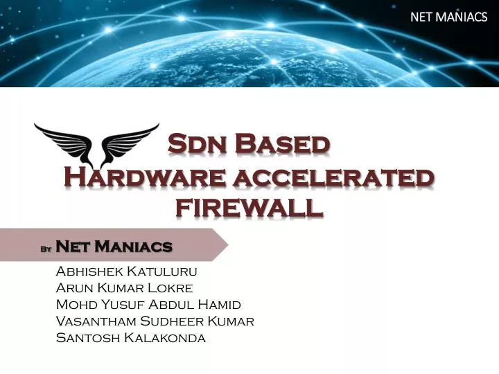 sdn based hardware accelerated firewall