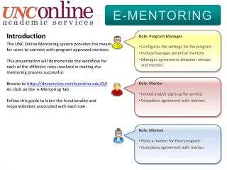 E-MENTORING