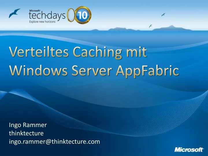 verteiltes caching mit windows server appfabric