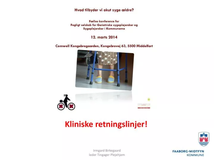 kliniske retningslinjer