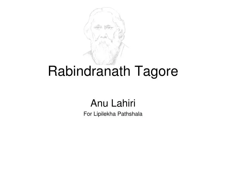 rabindranath tagore