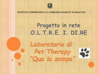 progetto in rete o l t r e i di re