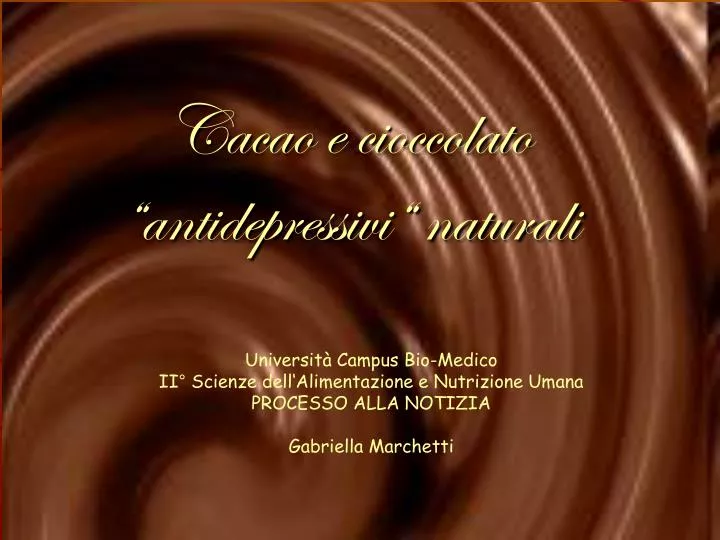 cacao e cioccolato antidepressivi naturali