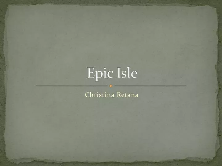 epic isle