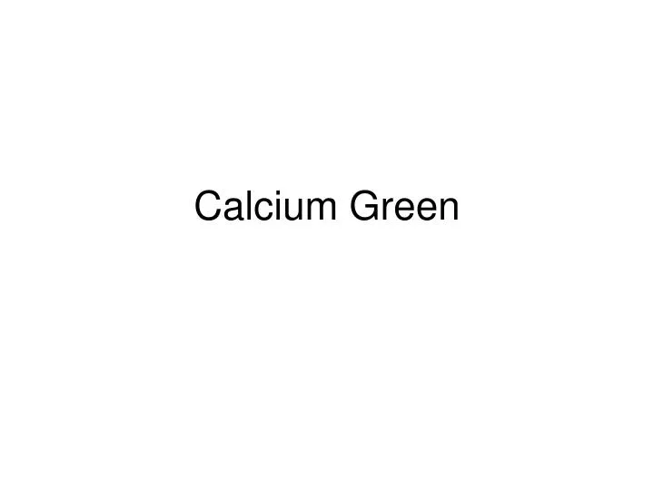 calcium green
