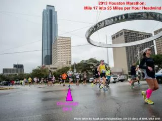 2013 Houston Marathon: Mile 17 into 25 Miles per Hour Headwind