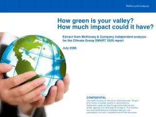 How green is your valley? How much impact could it have?