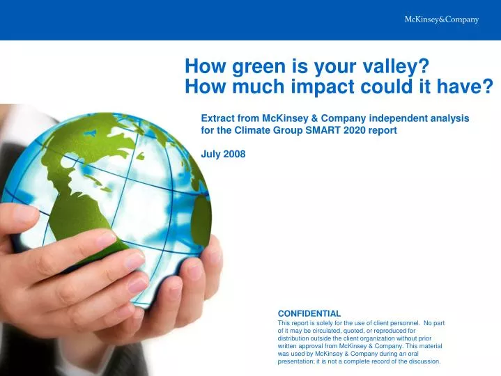 how green is your valley how much impact could it have