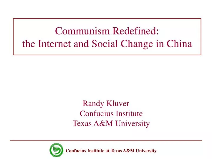 communism redefined the internet and social change in china