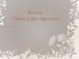 Review Flowers for Algernon