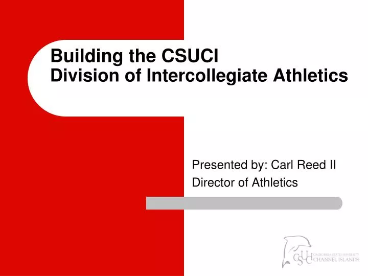 building the csuci division of intercollegiate athletics