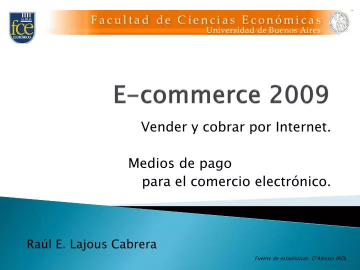 e commerce 2009