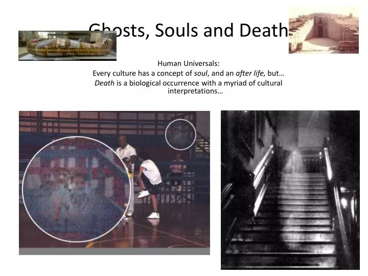 ghosts souls and death