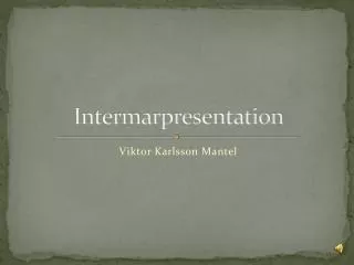 intermarpresentation