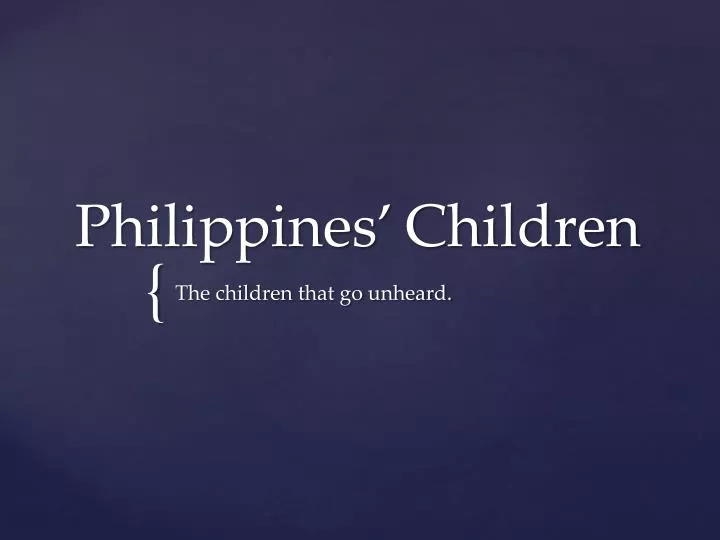 philippines children