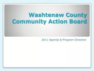 Washtenaw County Community Action Board