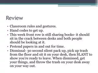 review