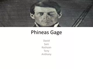 Phineas Gage