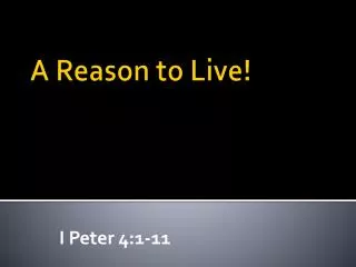 i peter 4 1 11