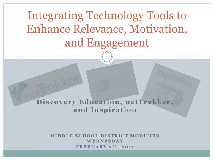 integrating technology tools to enhance relevance motivation and engagement