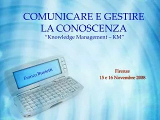 comunicare e gestire la conoscenza