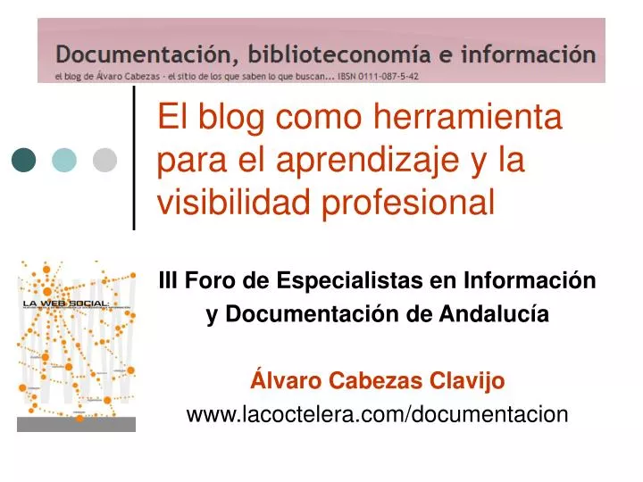 el blog como herramienta para el aprendizaje y la visibilidad profesional