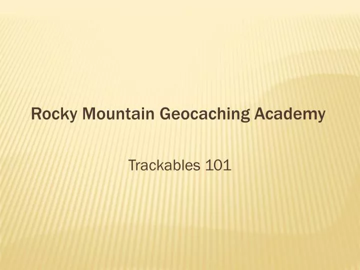 rocky mountain geocaching academy