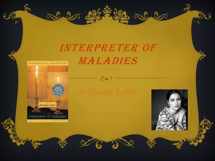 interpreter of maladies
