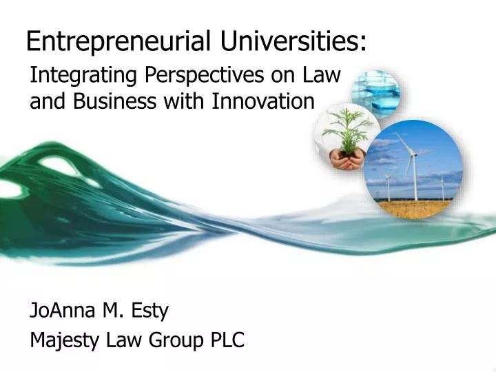 entrepreneurial universities