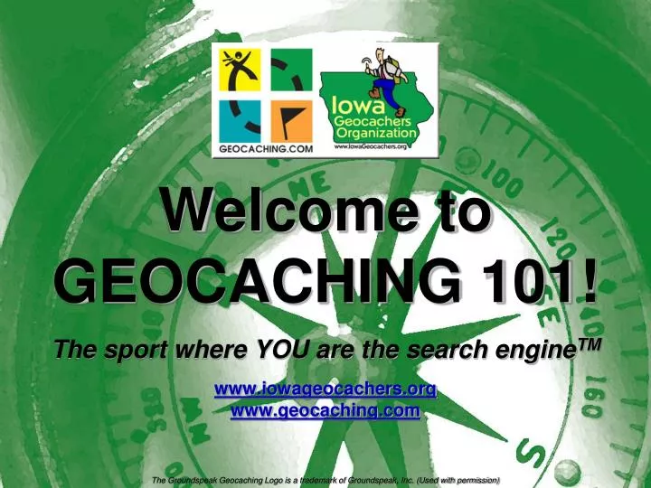 welcome to geocaching 101