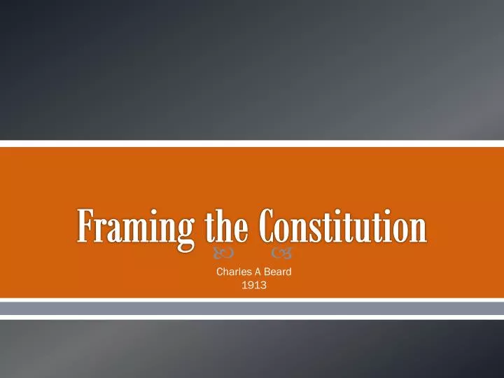 framing the constitution