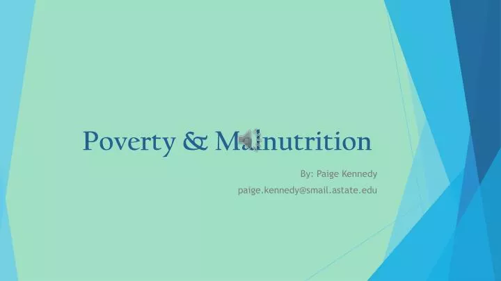 poverty malnutrition