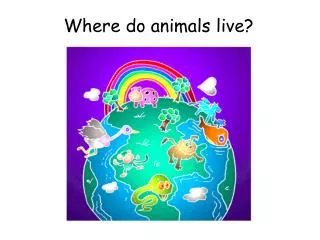 Where do animals live?