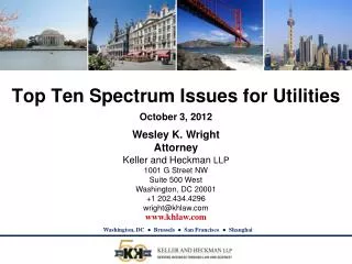 Top Ten Spectrum Issues for Utilities