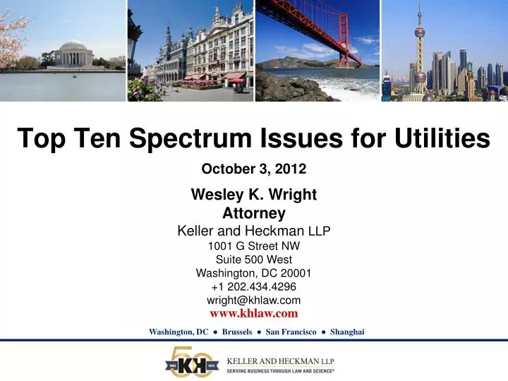 top ten spectrum issues for utilities