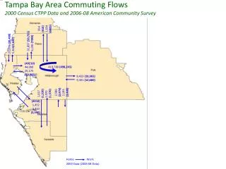 Tampa Bay Area Commuting Flows 2000 Census CTPP Data and 2006-08 American Community Survey