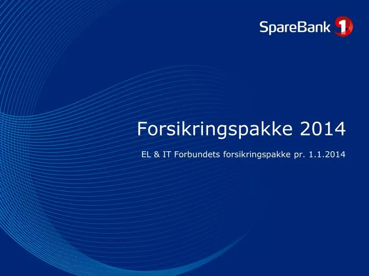 forsikringspakke 2014