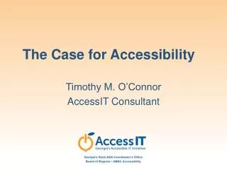 The Case for Accessibility