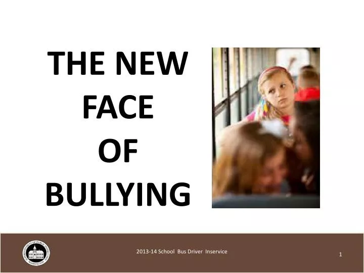 the new face of bullying