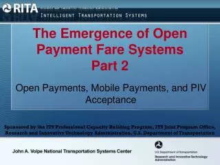 The Emergence of Open Payment Fare Systems Part 2