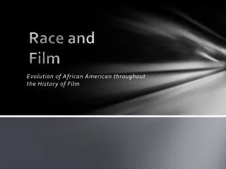Race and Film