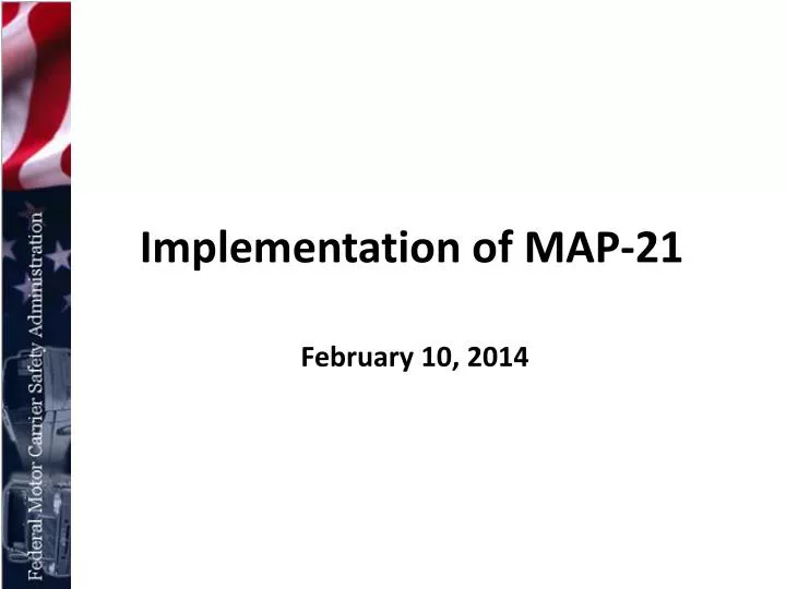 implementation of map 21